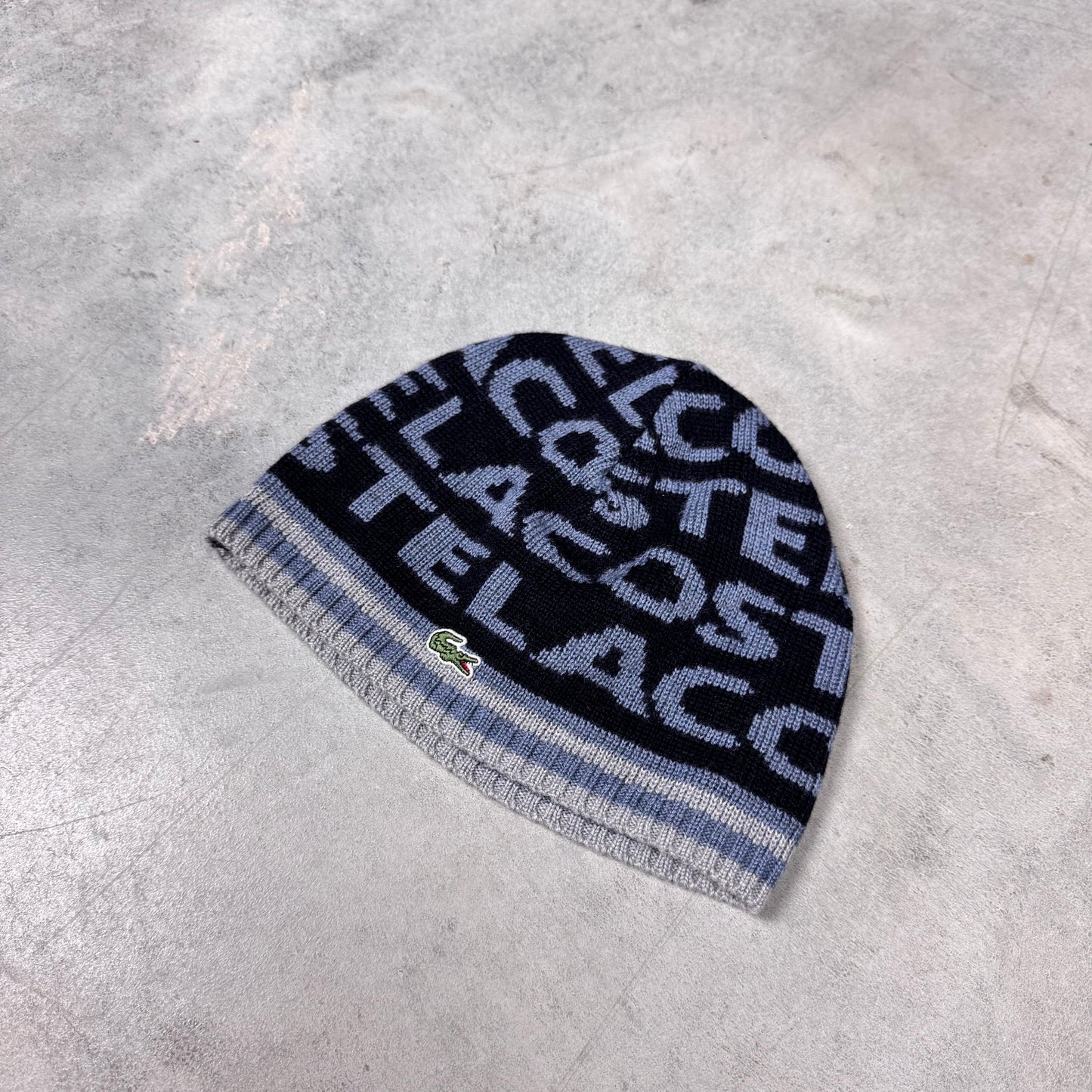 Lacoste Vintage 2003 Monogram Beanie