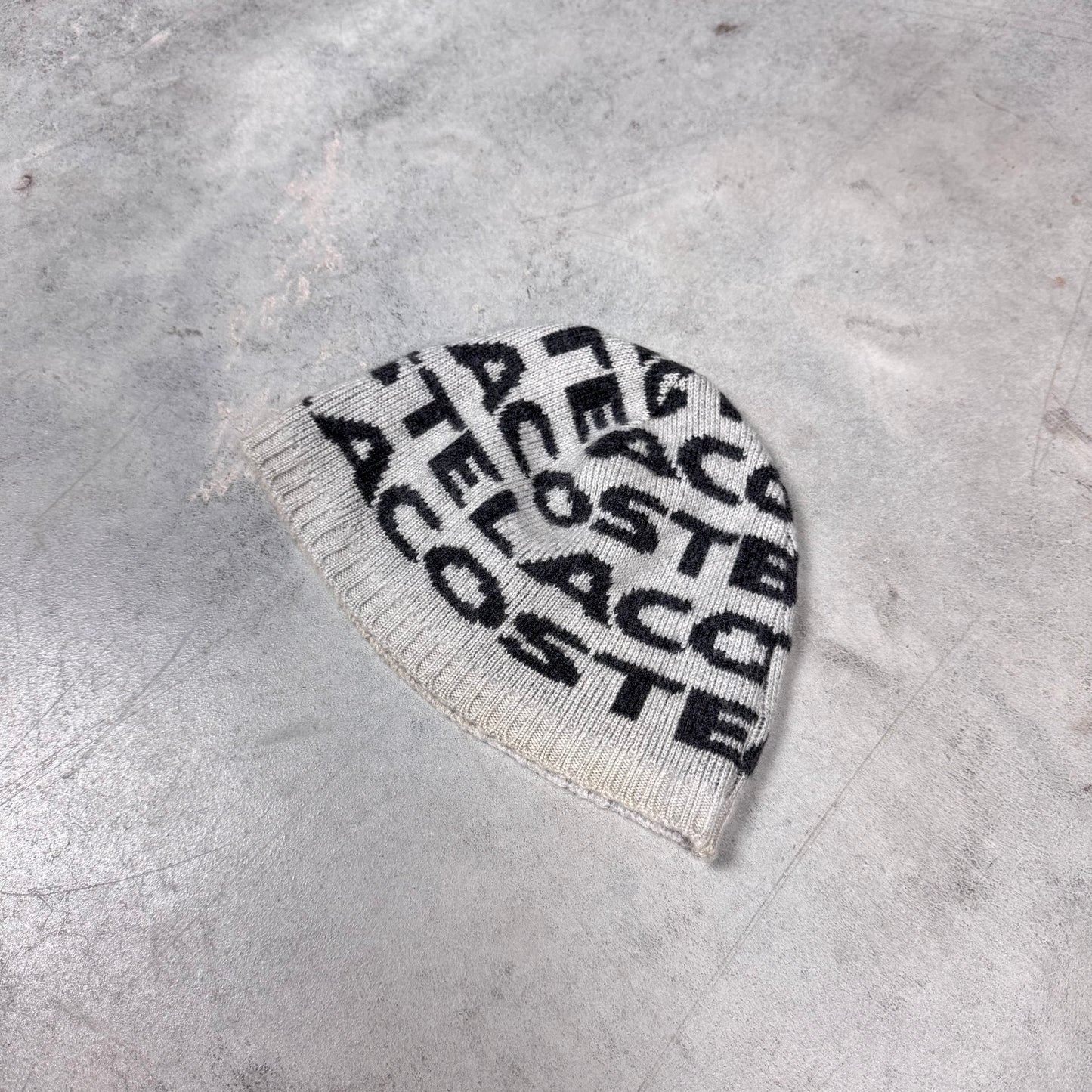 Lacoste Vintage 2003 Monogram Beanie