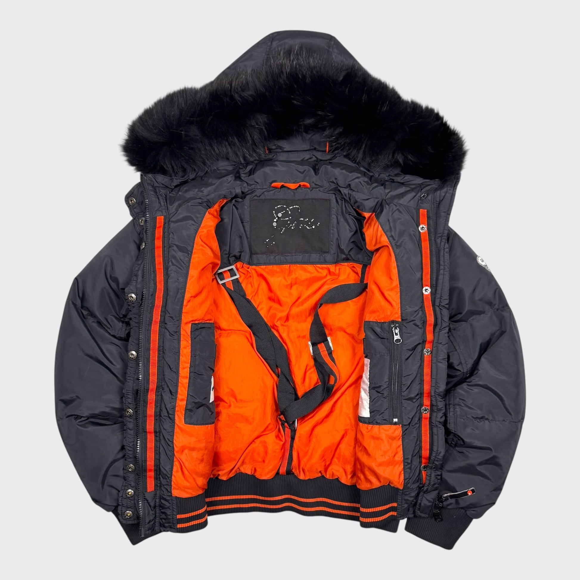 Gas Vintage Fur Daunen Puffer Jacke [L] Wmns - Vision Night 