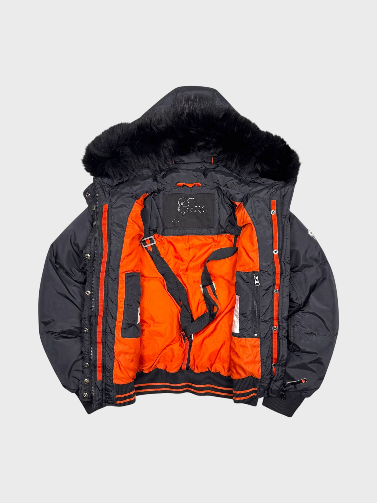 Gas Vintage Fur Daunen Puffer Jacke [L] Wmns - Vision Night