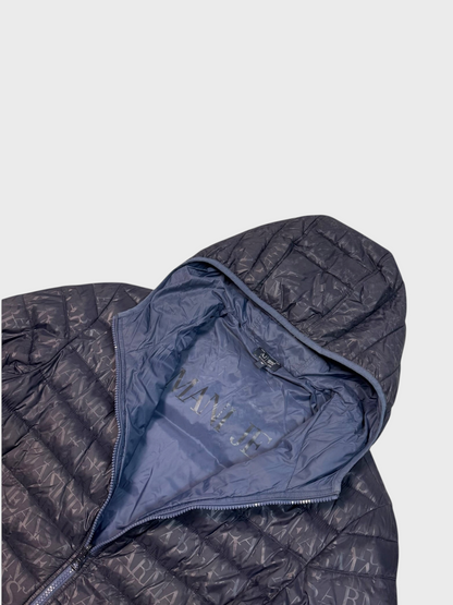 Armani Vintage Reversibel Monogram Puffer Jacke [XL] - Vision Night