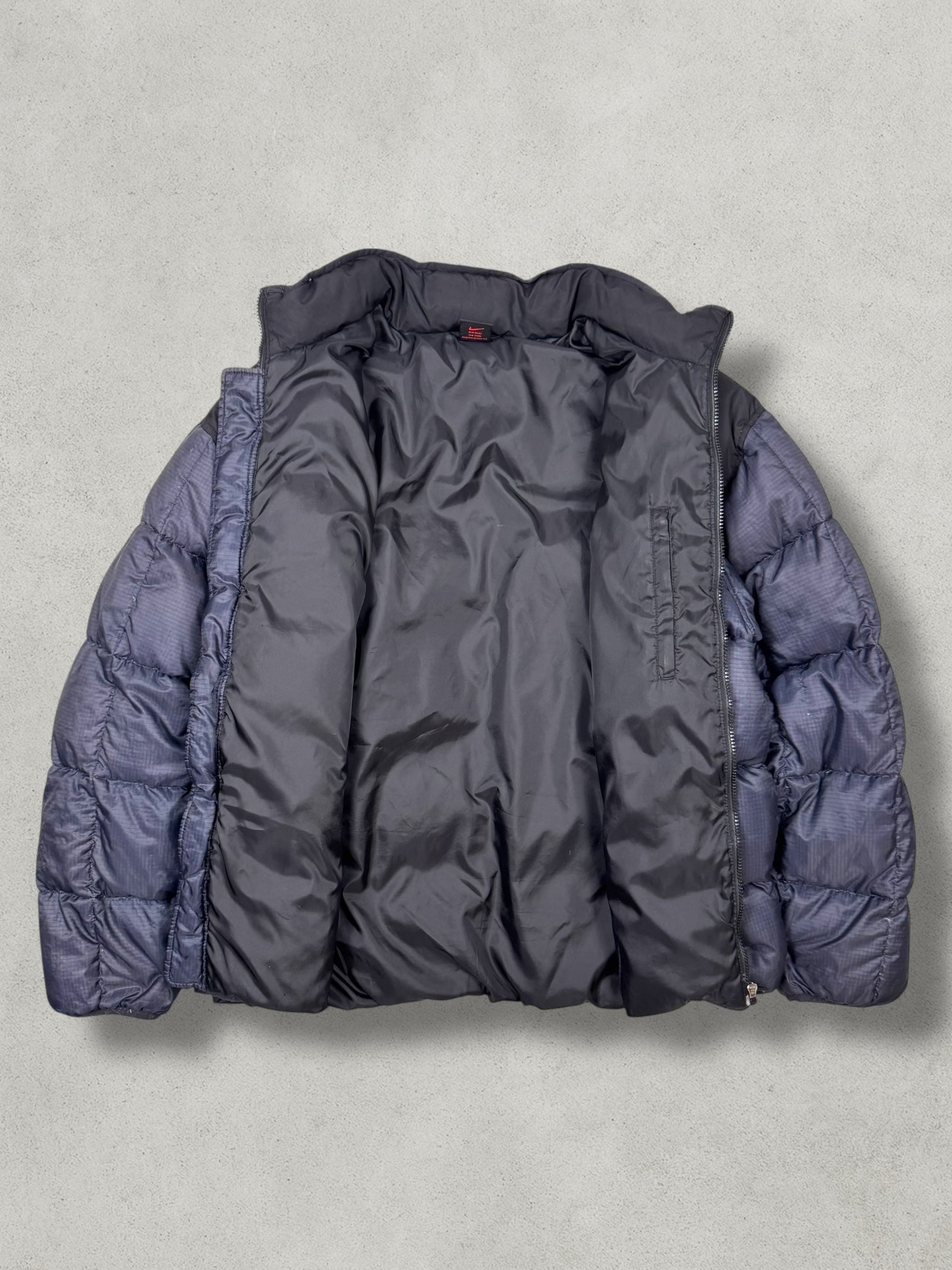 Nike Vintage Big Swoosh Daunen Puffer Jacke [XL] - Vision Night 