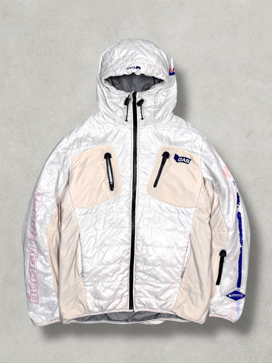 GAS Vintage Honda Racing Puffer Jacke [L] - Vision Night 