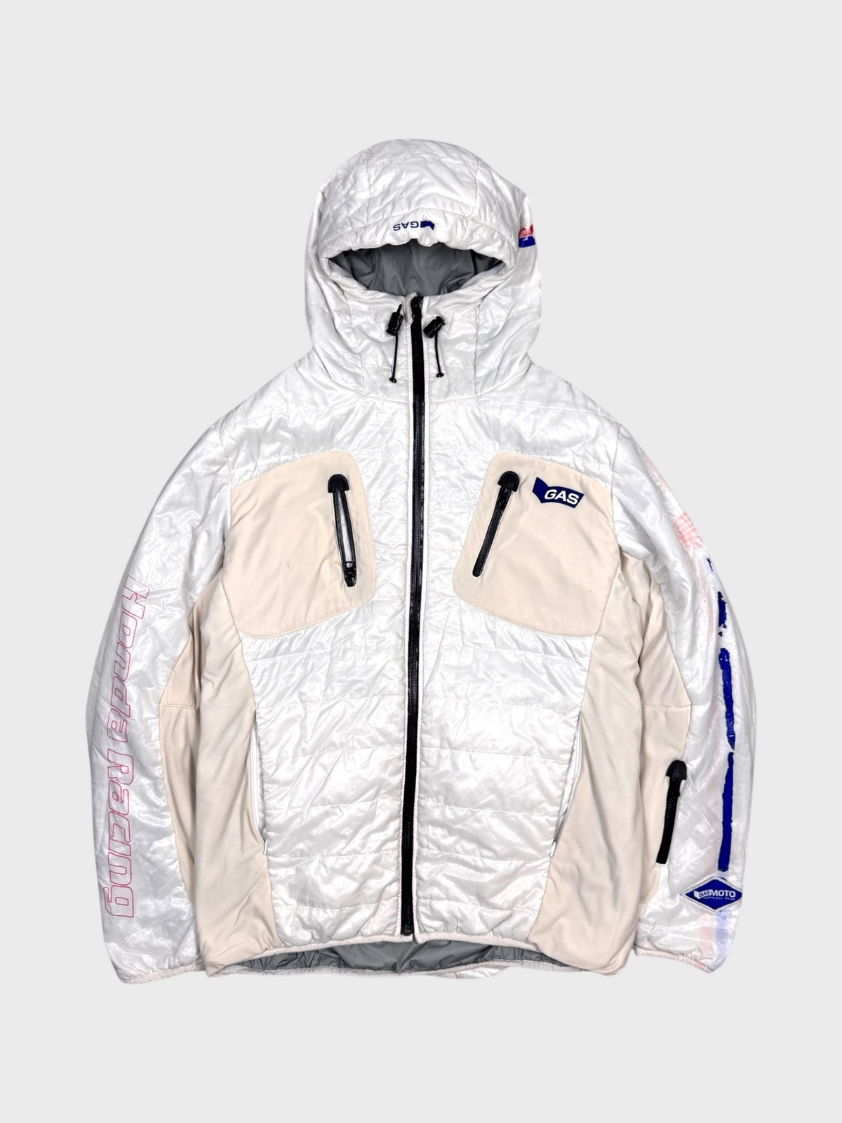 GAS Vintage Honda Racing Puffer Jacke [L] - Vision Night