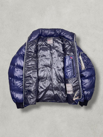 Duvetica Vintage Shiny Daunen Puffer Jacke [L] - Vision Night 