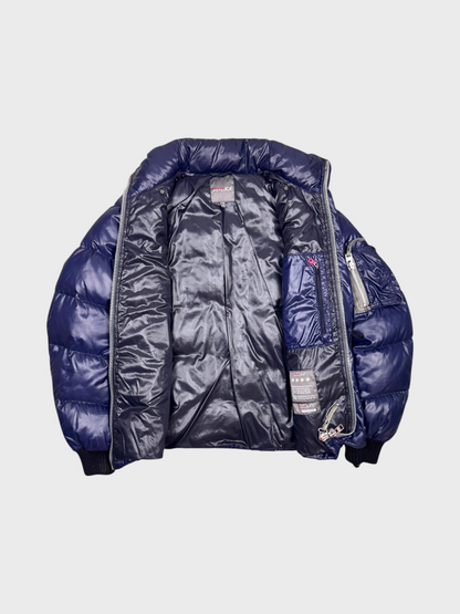 Duvetica Vintage Shiny Daunen Puffer Jacke [L] - Vision Night