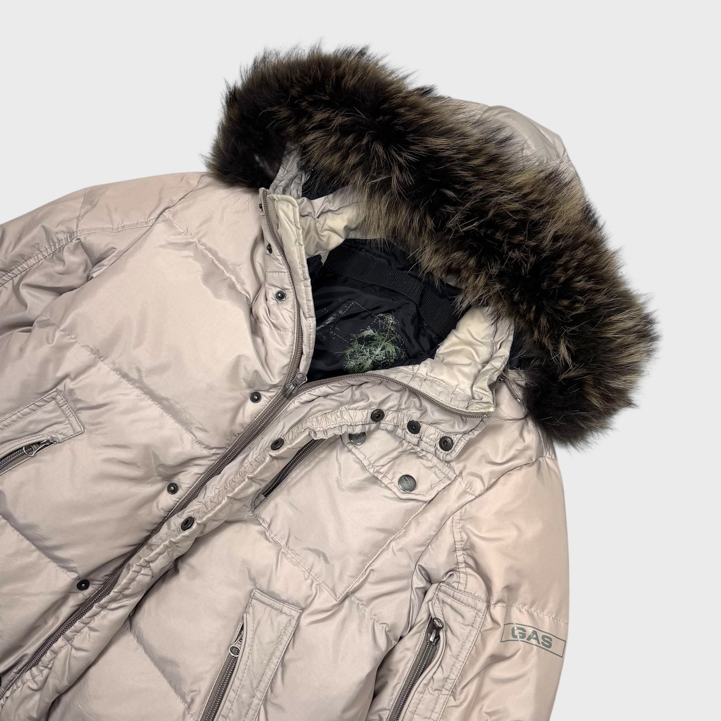Gas Vintage Fur Daunen Puffer Jacke [M] - Vision Night 
