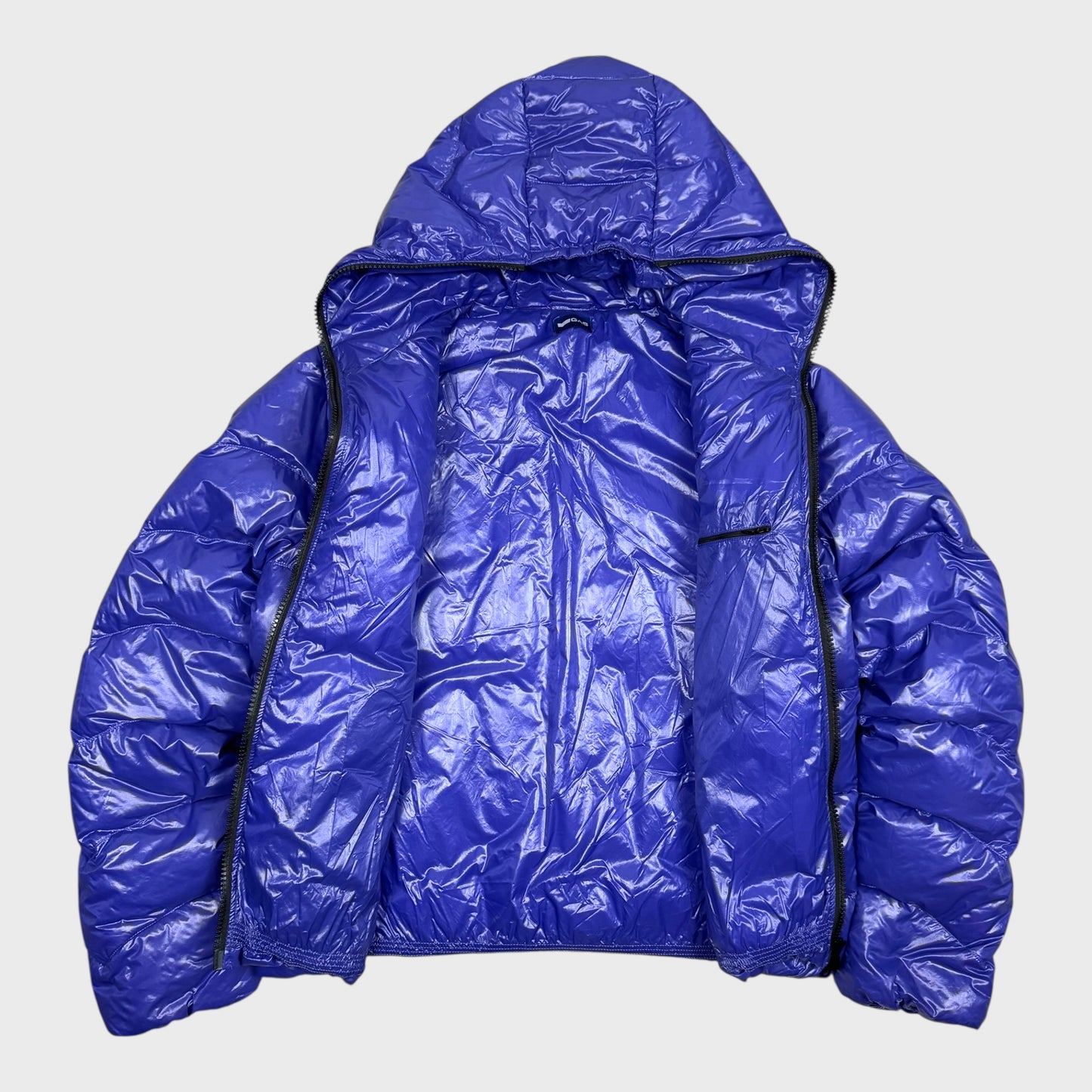 Gas Vintage DD Shell Daunen Puffer Jacke [L] - Vision Night 