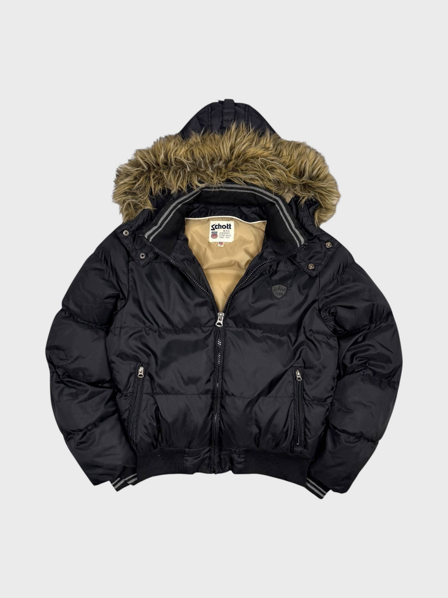 Schott Vintage Explorer Puffer Jacke [S] - Vision Night