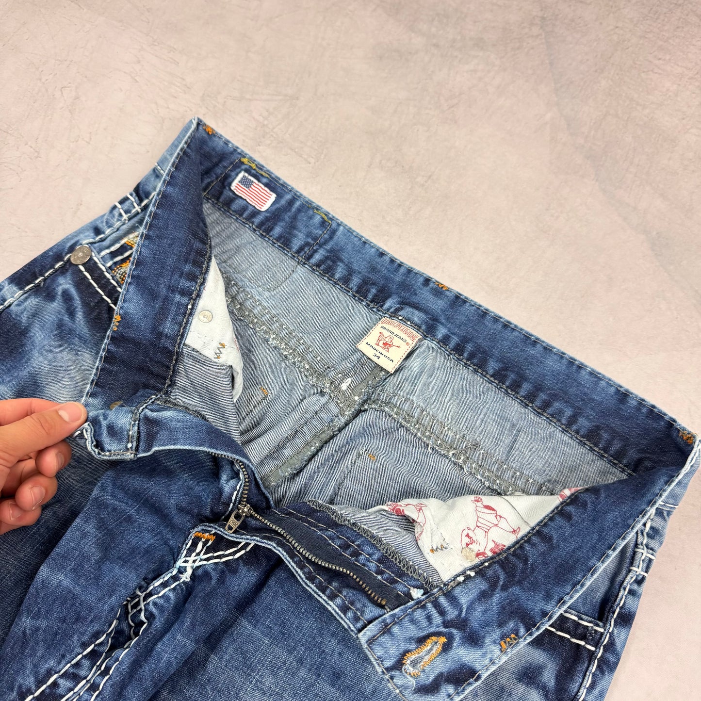 True Religion Rainbow BobbyVintage Jeans 34 [M]