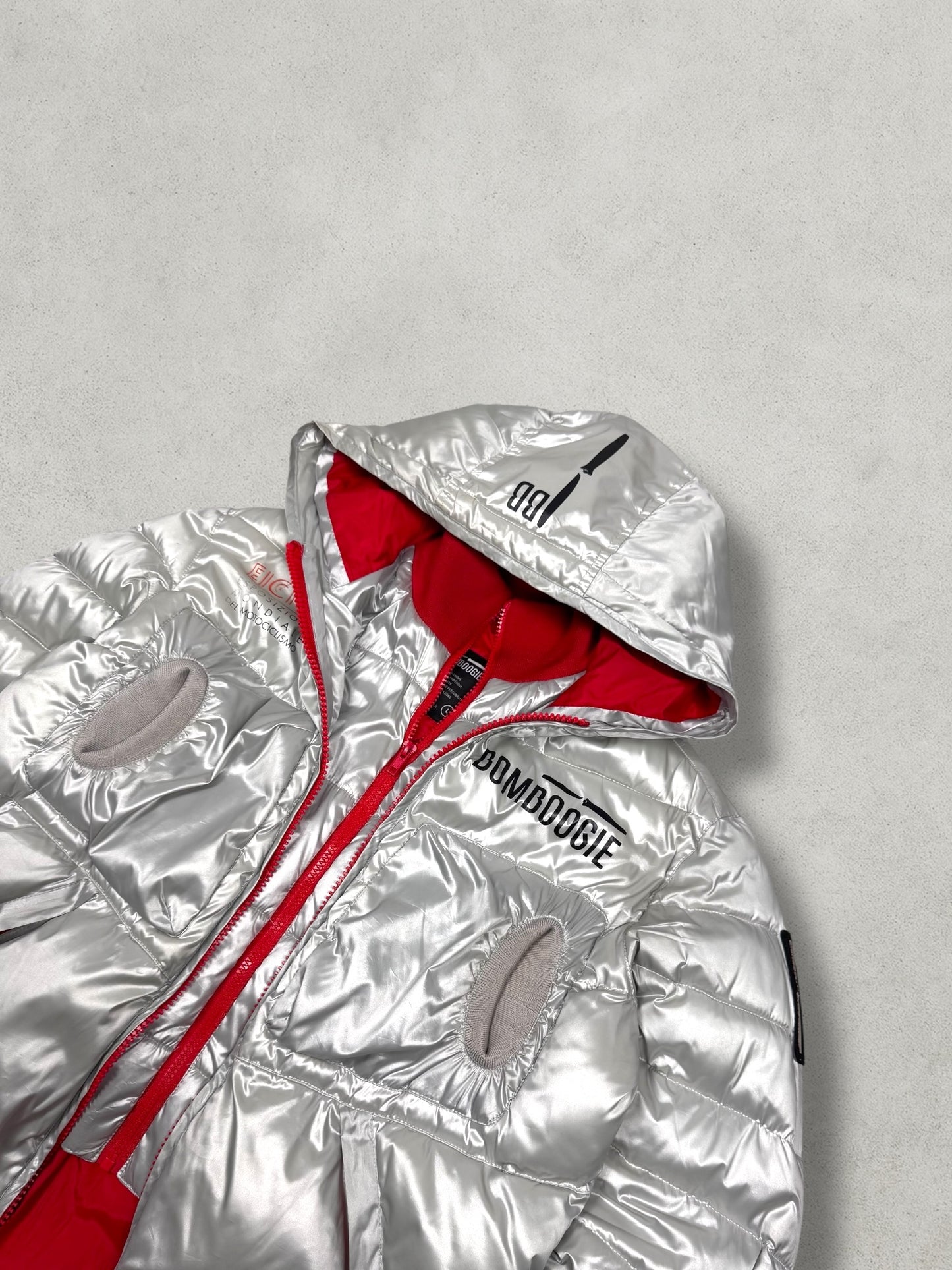 Bomboogie Vintage Moto Life Puffer Jacke [L] - Vision Night 