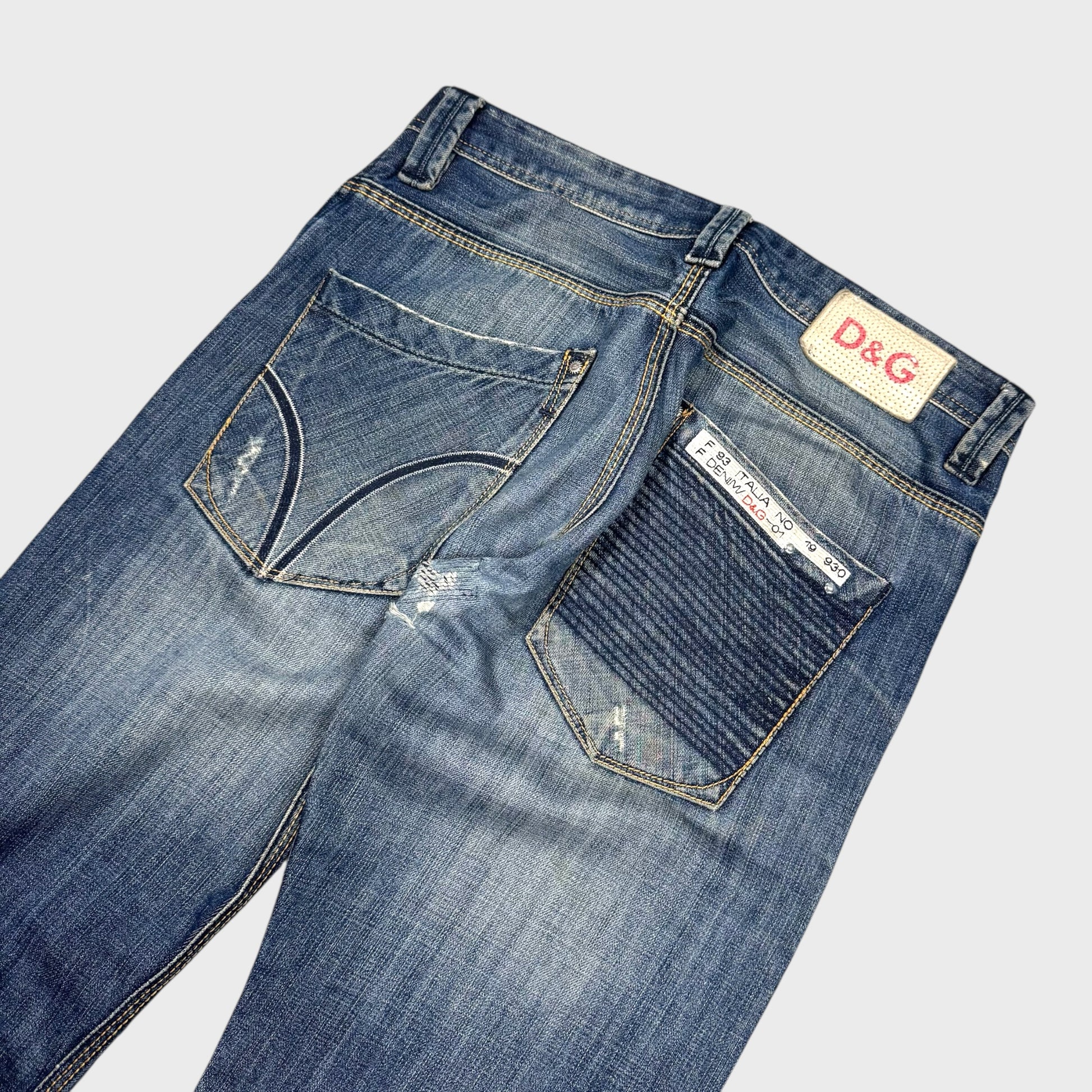 D&G Vintage Power Straight Leg jeans [M] - Vision Night 