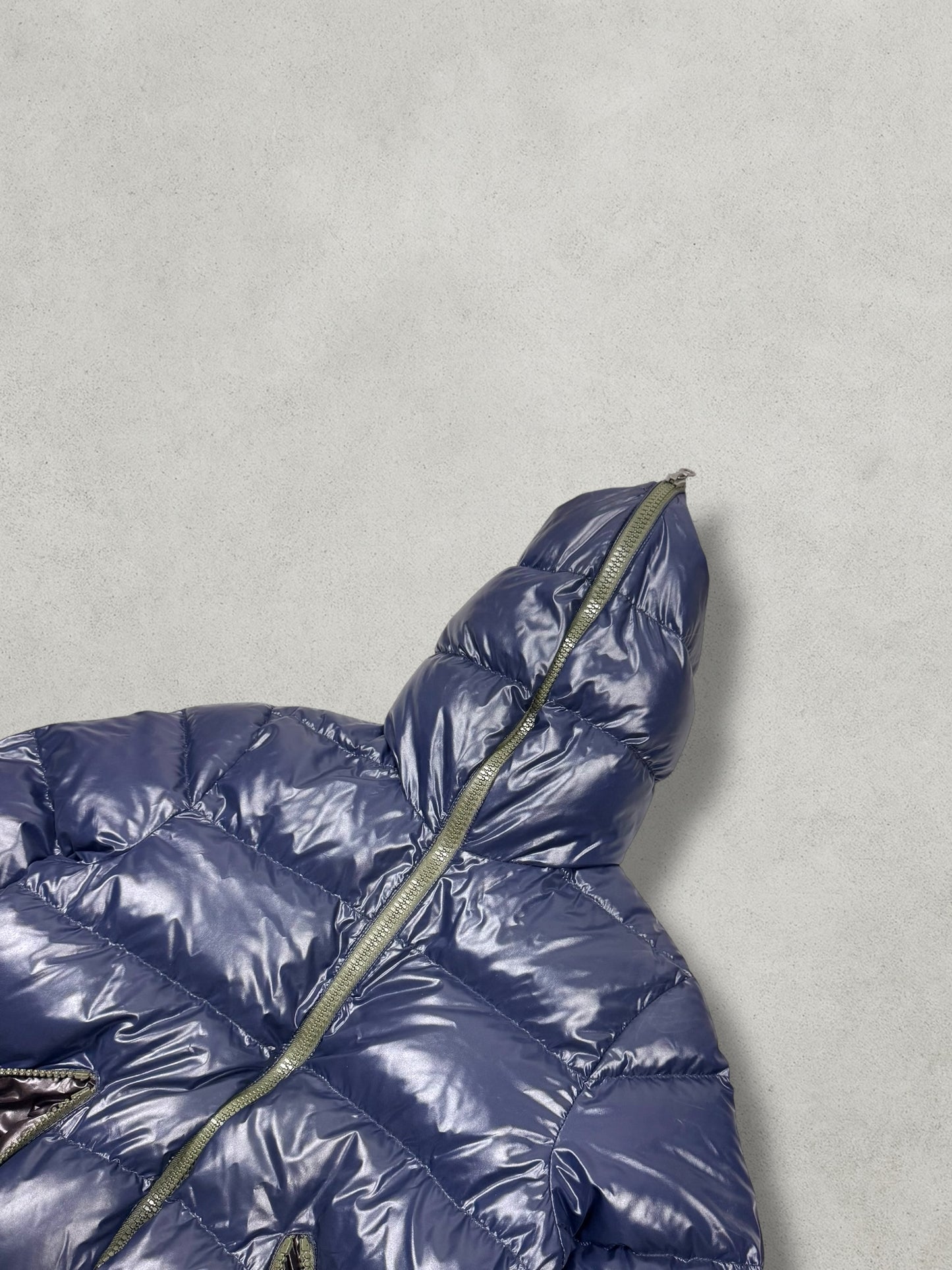 Duvetica Vintage Full Zip Shiny Daunen Puffer Jacke [M] - Vision Night 