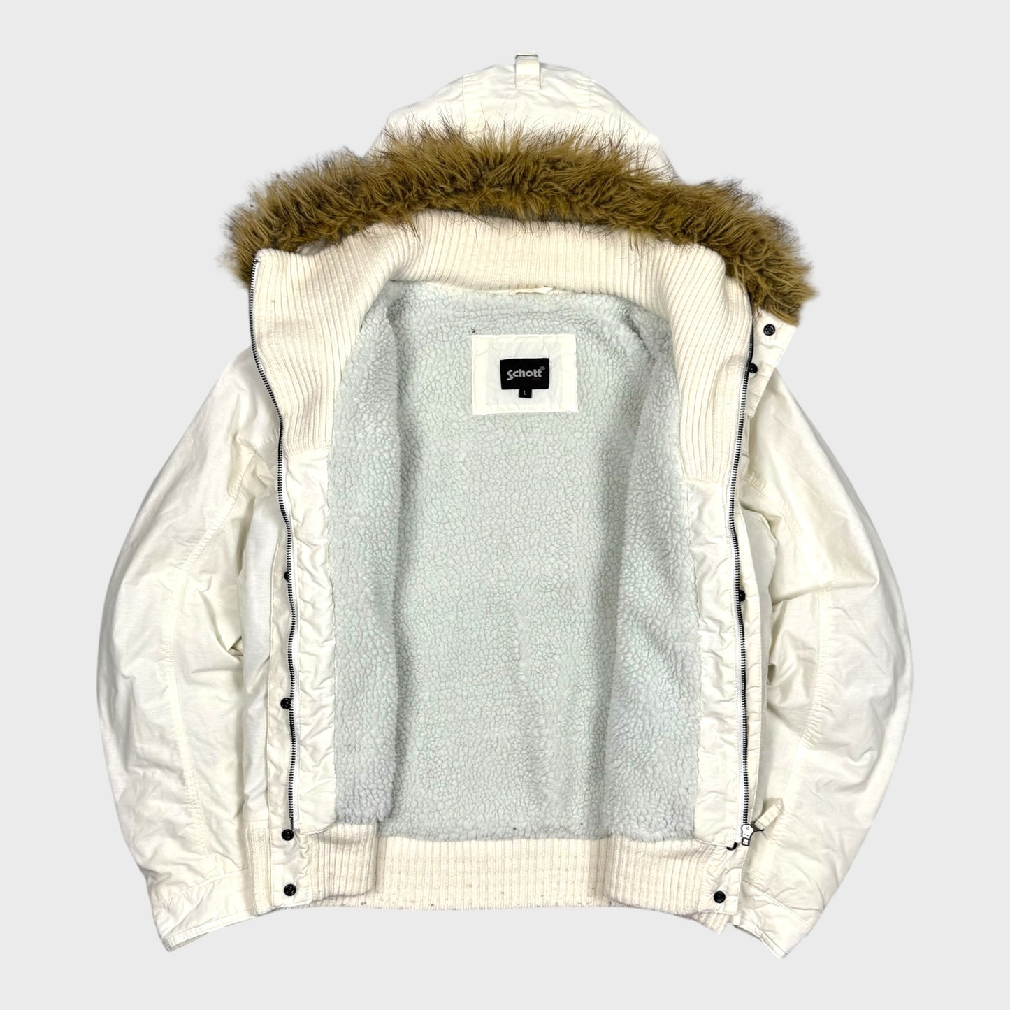 Schott Vintage Double Fur Layer [L] Wmns - Vision Night 