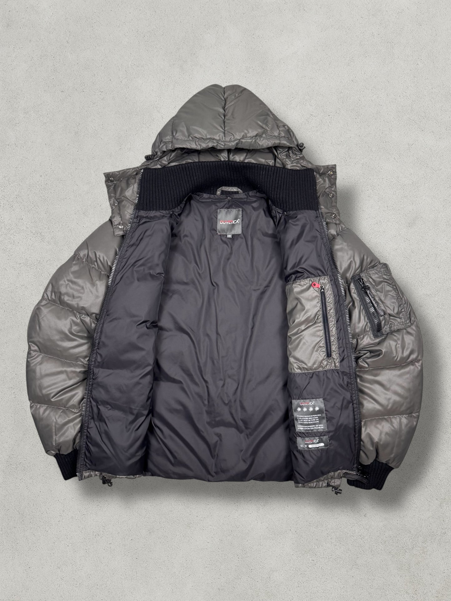 Duvetica Vintage Ninja Hood Daunen Puffer Jacke [S]