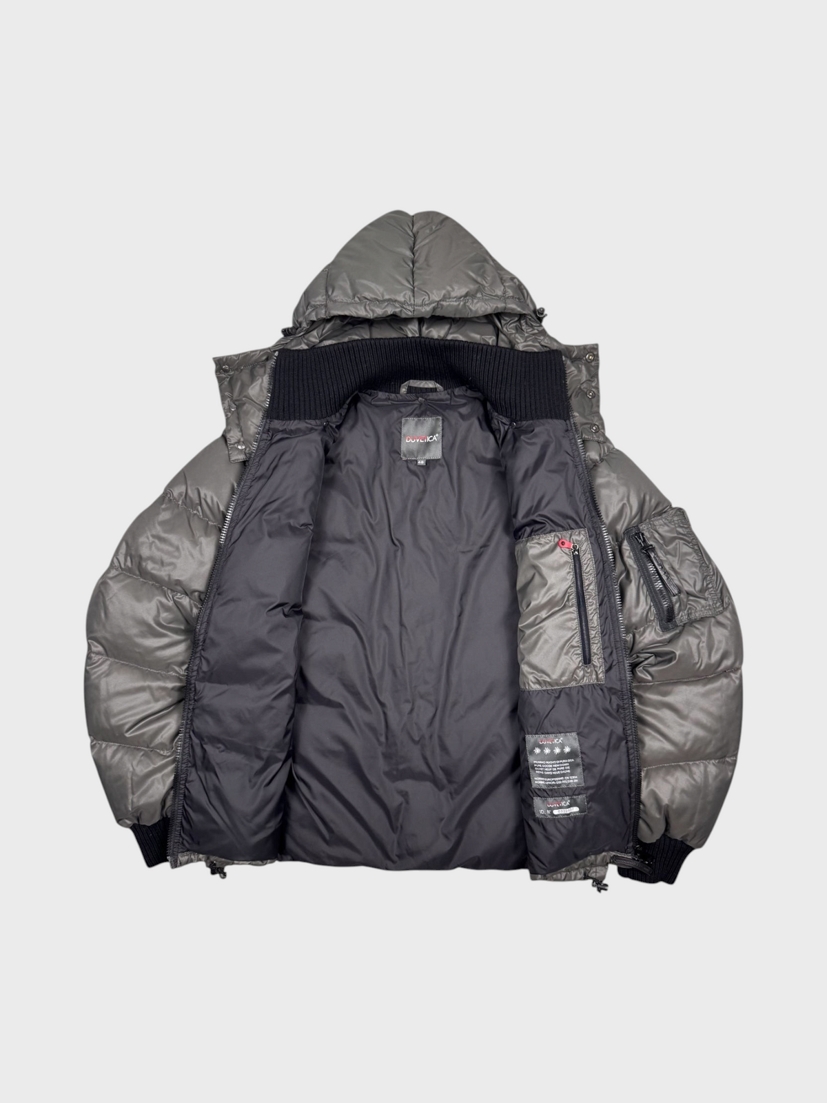 Duvetica Vintage Ninja Hood Daunen Puffer Jacke [S] - Vision Night