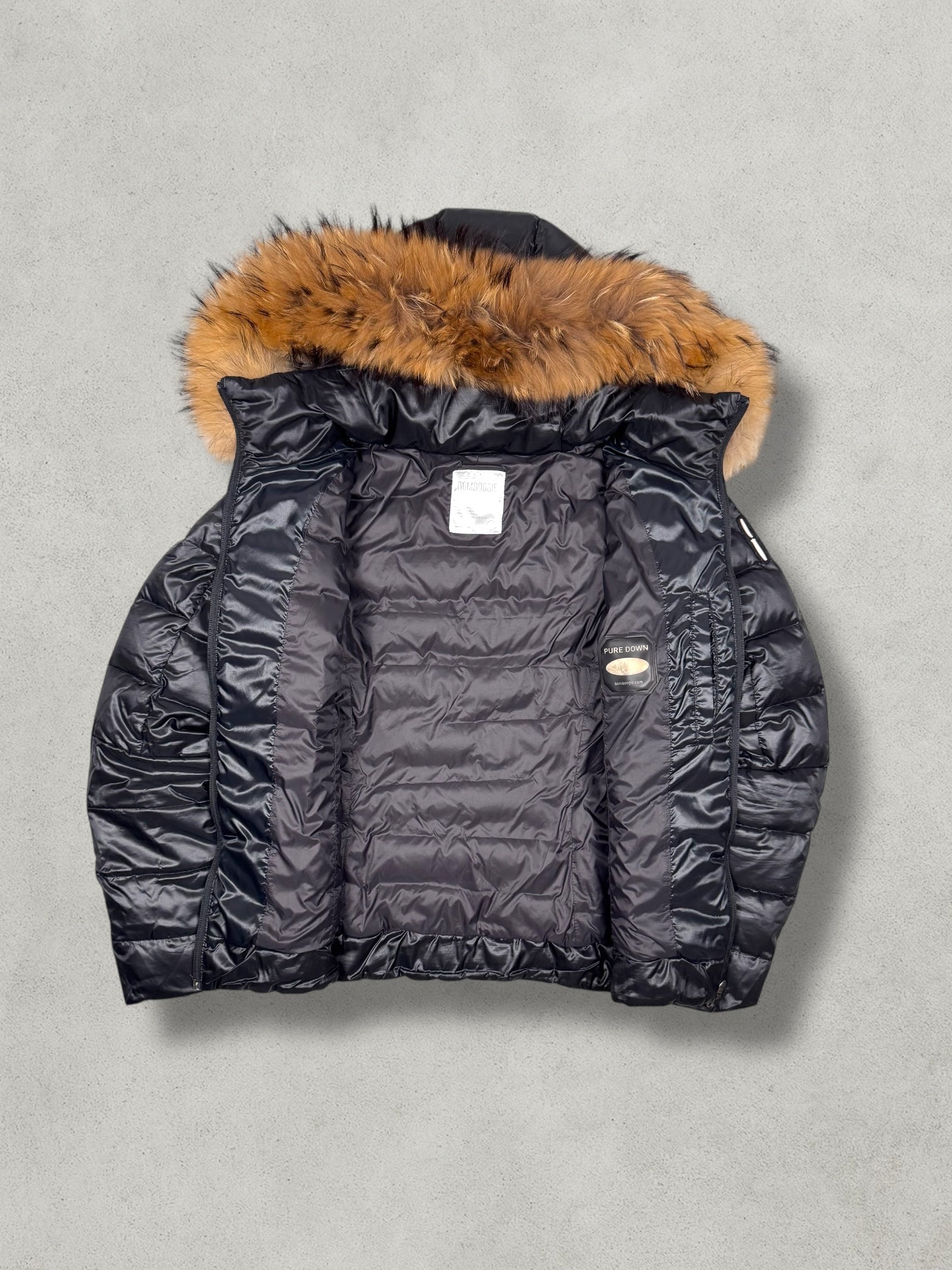 Bomboogie Vintage Shiny Daunen Puffer Jacke [S] Wmns - Vision Night 