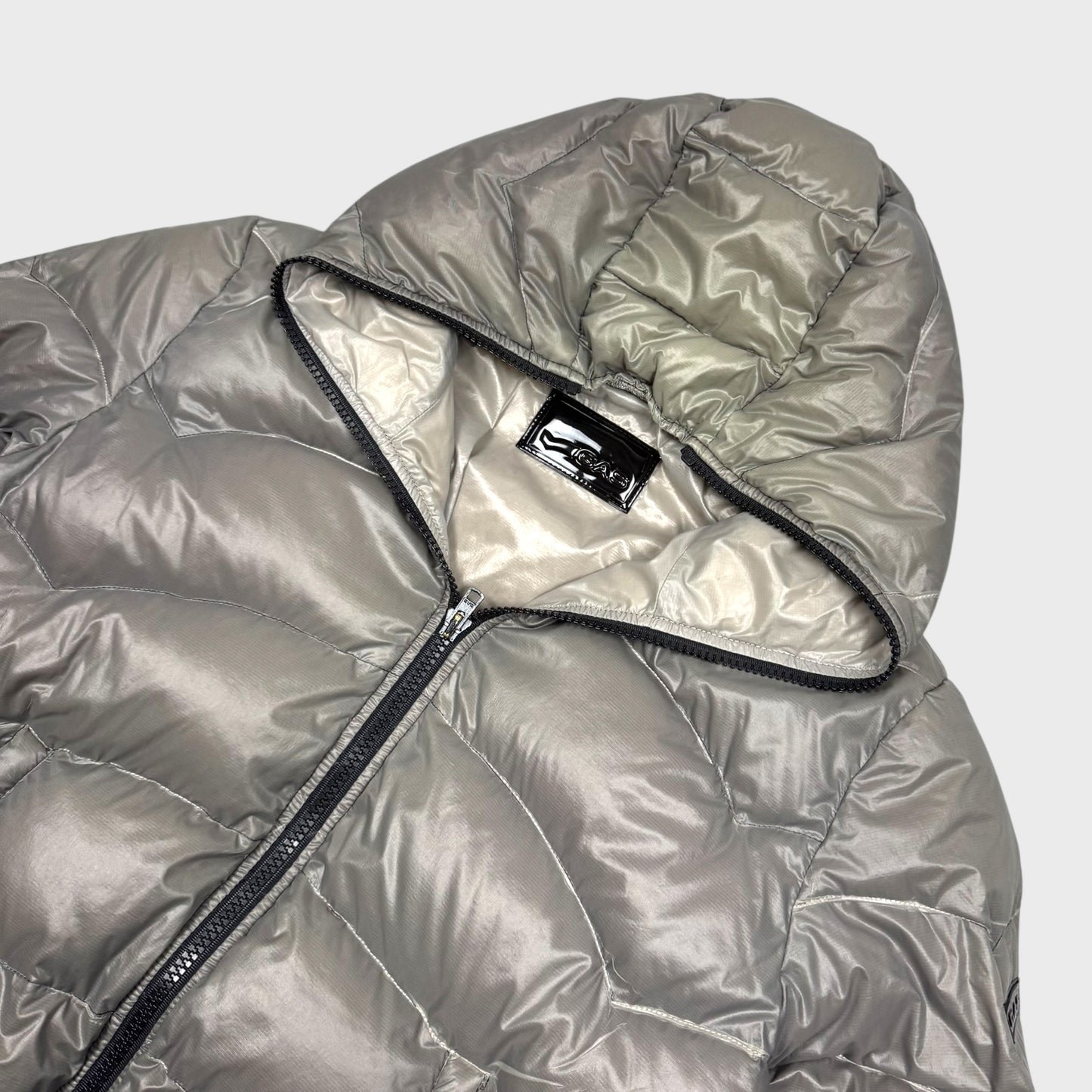 Gas Vintage DD Shell Daunen Puffer Jacke [L] - Vision Night 