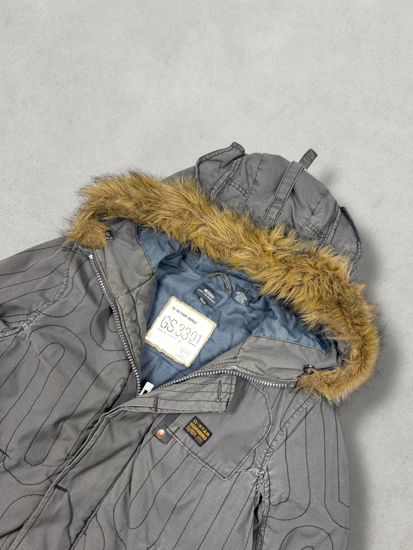 G-Star Vintage Military Pattern Denim Jacket [L]