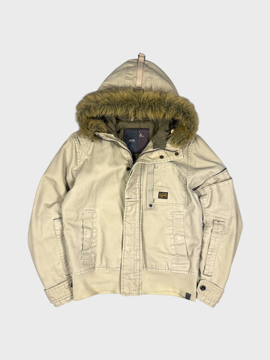 G-Star Vintage Japanese Denim Fur Multipocket Jacke Sandstorm [L] - Vision Night