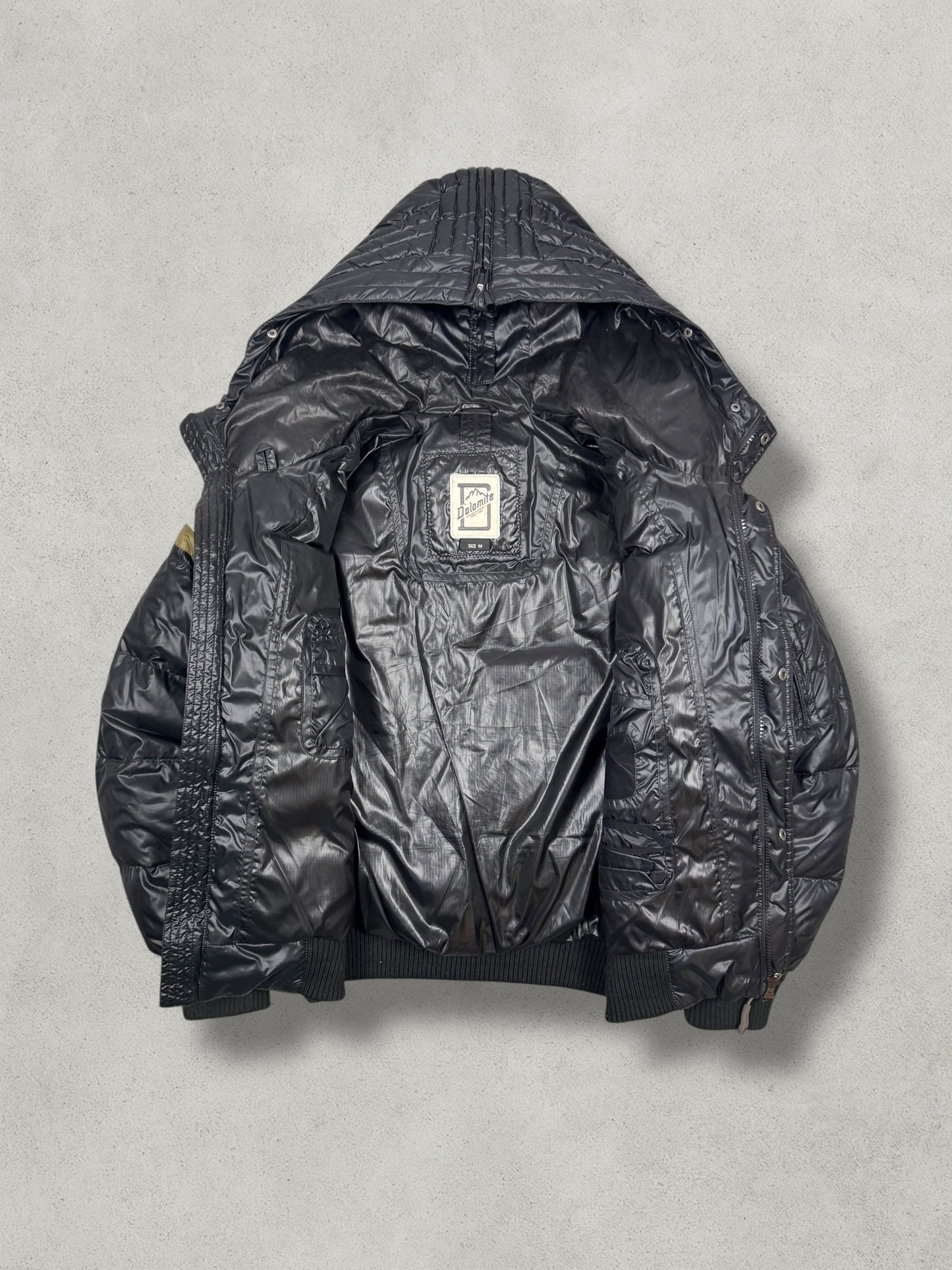 Dolomite Vintage Split Hood Daunen Puffer Jacke [M]