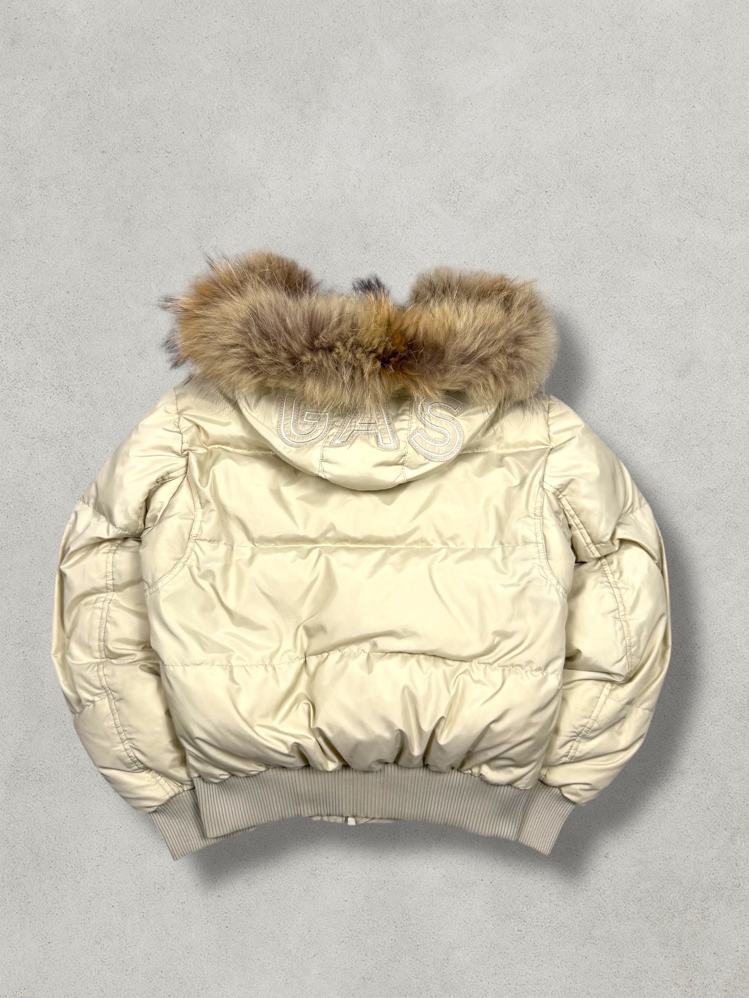 GAS Vintage Hoodstitched Daunen Puffer Jacke [M] - Vision Night 