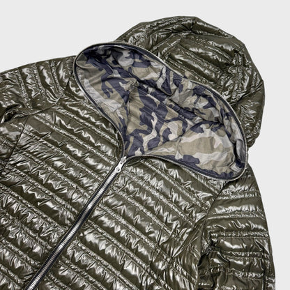 Duvetica Vintage Reversible Shiny Daunen Puffer Jacke [M] - Vision Night 