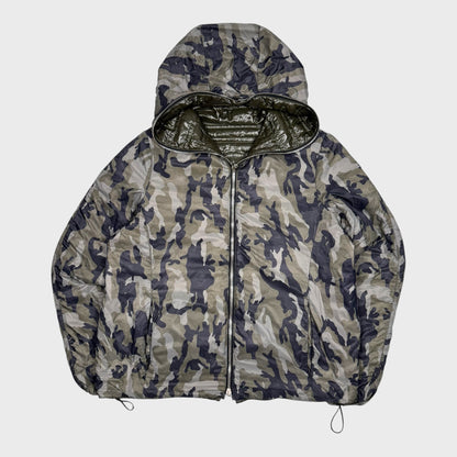 Duvetica Vintage Reversible Shiny Daunen Puffer Jacke [M] - Vision Night 