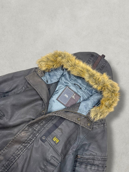 G-Star Vintage Wax Denim Fur Jacket [L] - Vision Night 