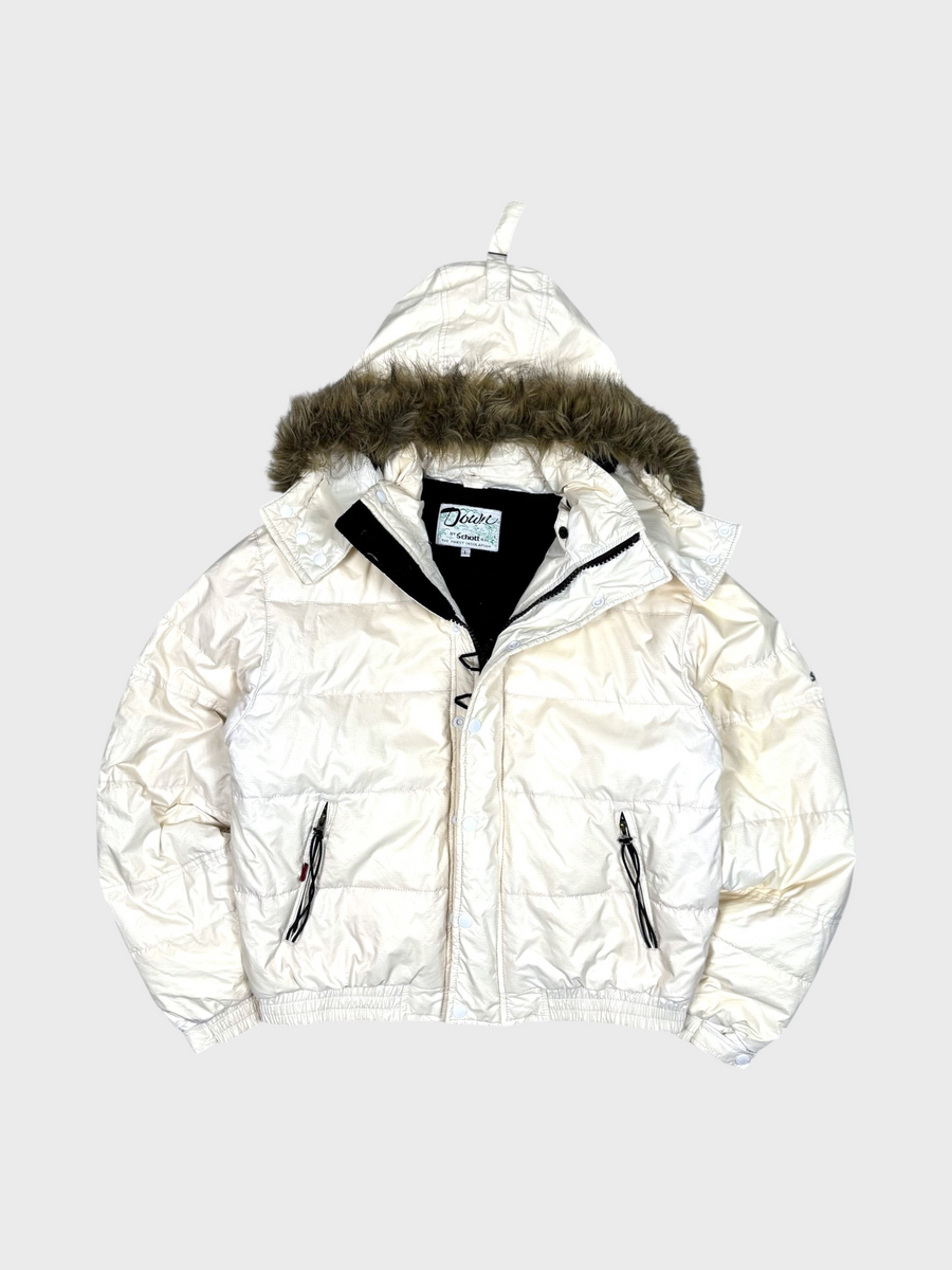 Schott Vintage Explorer Fur Daunen Jacke [L] - Vision Night