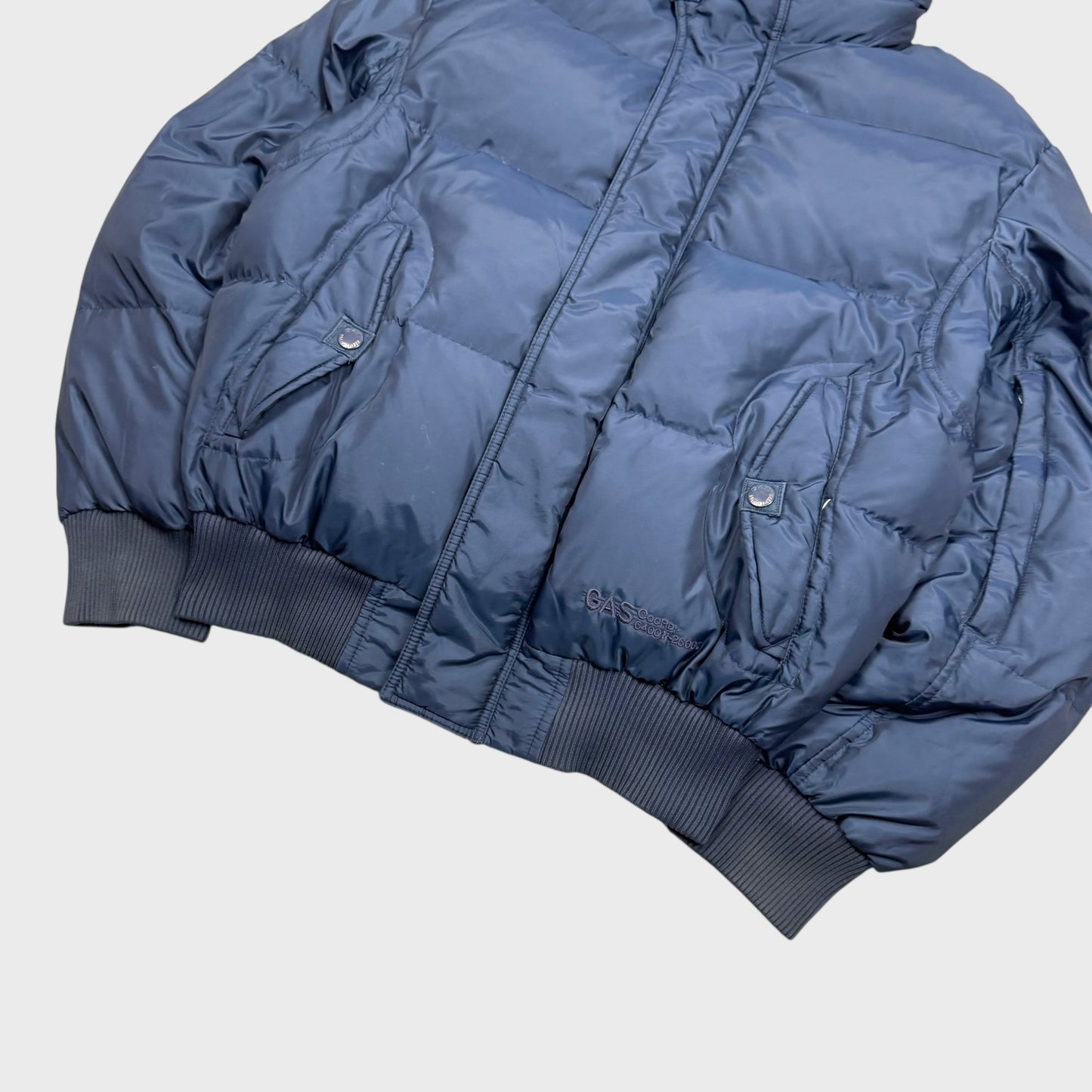 Gas Vintage Shimmer Daunen Puffer Jacke [L] - Vision Night 