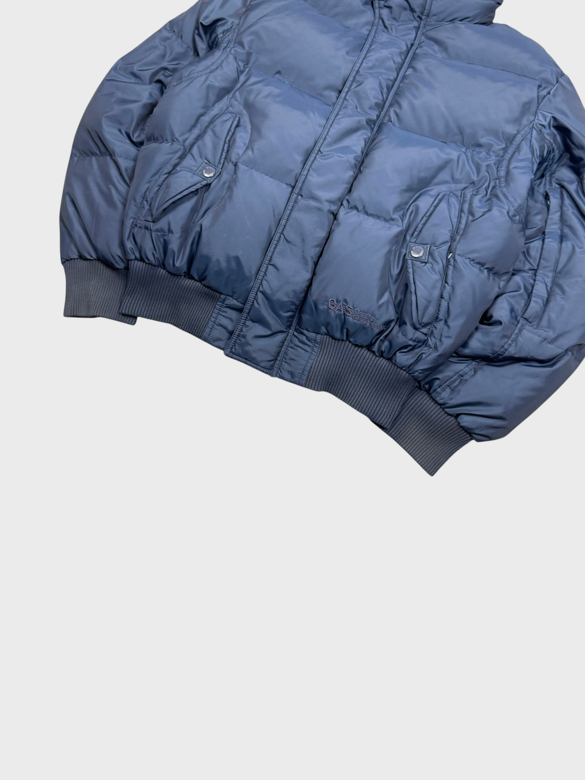 Gas Vintage Shimmer Daunen Puffer Jacke [L] - Vision Night
