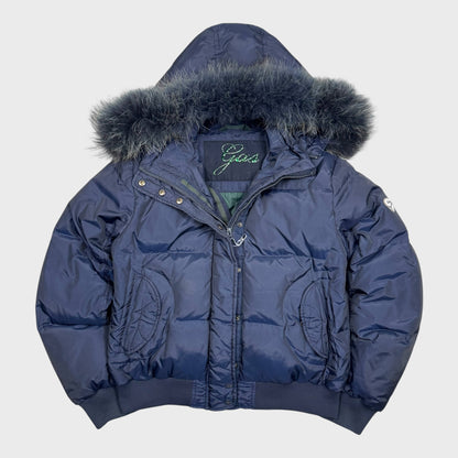Gas Vintage Fur Daunen Puffer Jacke [S] - Vision Night 