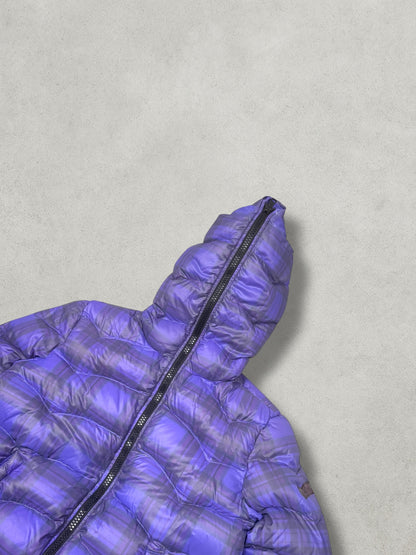 Vintage GAS Tartan Full-Zip Daunen Pufferjacke Women’s S - Vision Night 