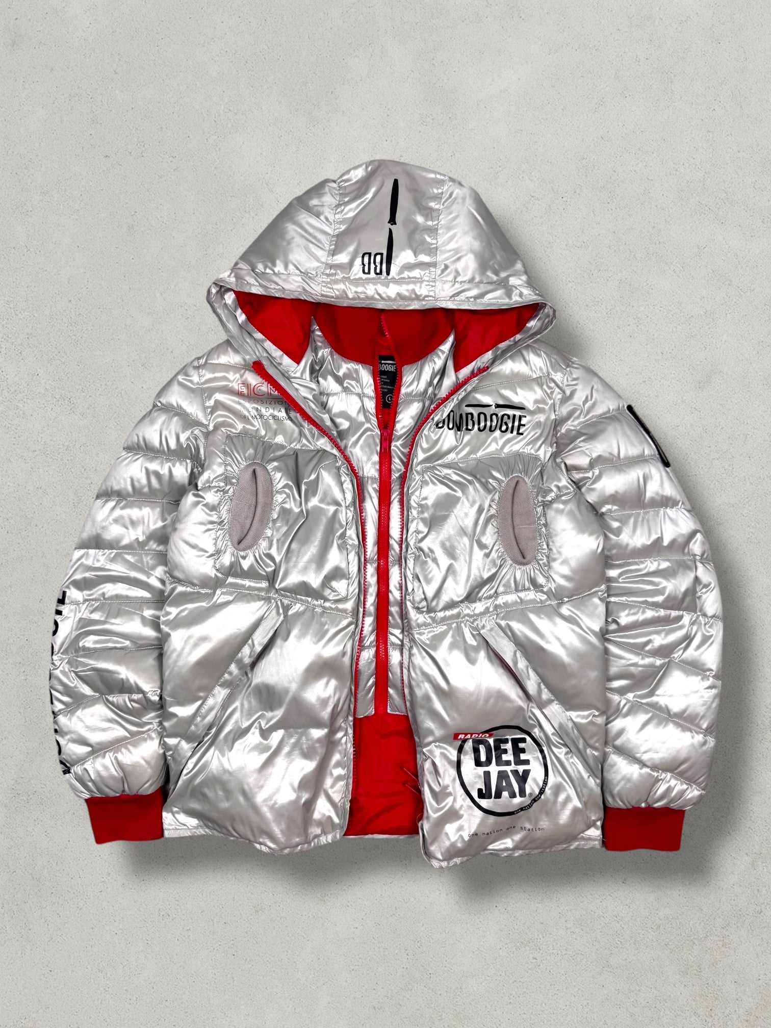 Bomboogie Vintage Moto Life Puffer Jacke [L] - Vision Night 
