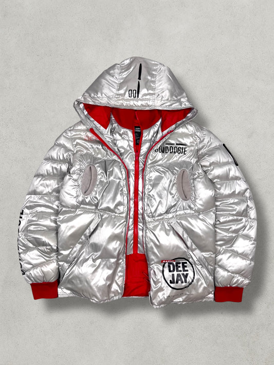 Bomboogie Vintage Moto Life Puffer Jacke [L] - Vision Night 