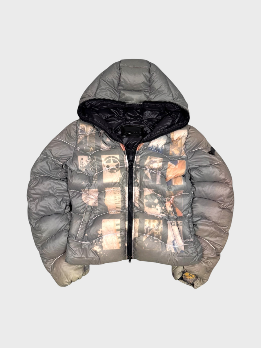 GAS Vintage Memory Color Shift Daunen Puffer Jacke [S] Wmns - Vision Night