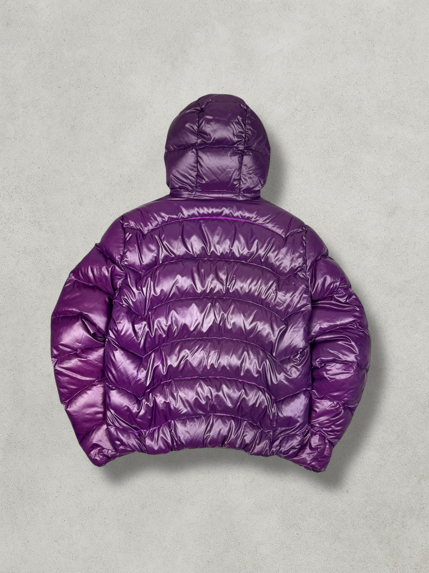 GAS Vintage DD Shell Midnight Purple Daunen Puffer Jacke [L]