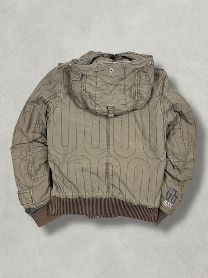 G-Star Vintage Military Pattern Denim Jacket [S]