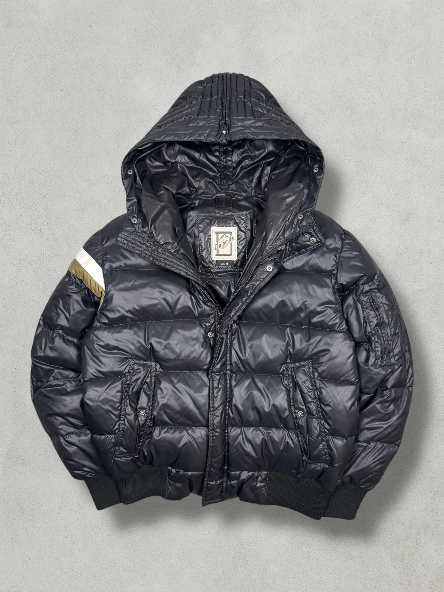 Dolomite Vintage Split Hood Daunen Puffer Jacke [M]