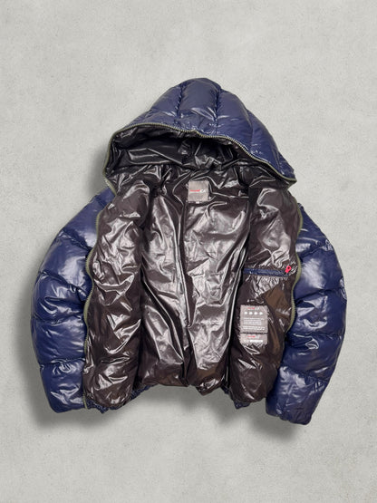 Duvetica Vintage Full Zip Shiny Daunen Puffer Jacke [M] - Vision Night 