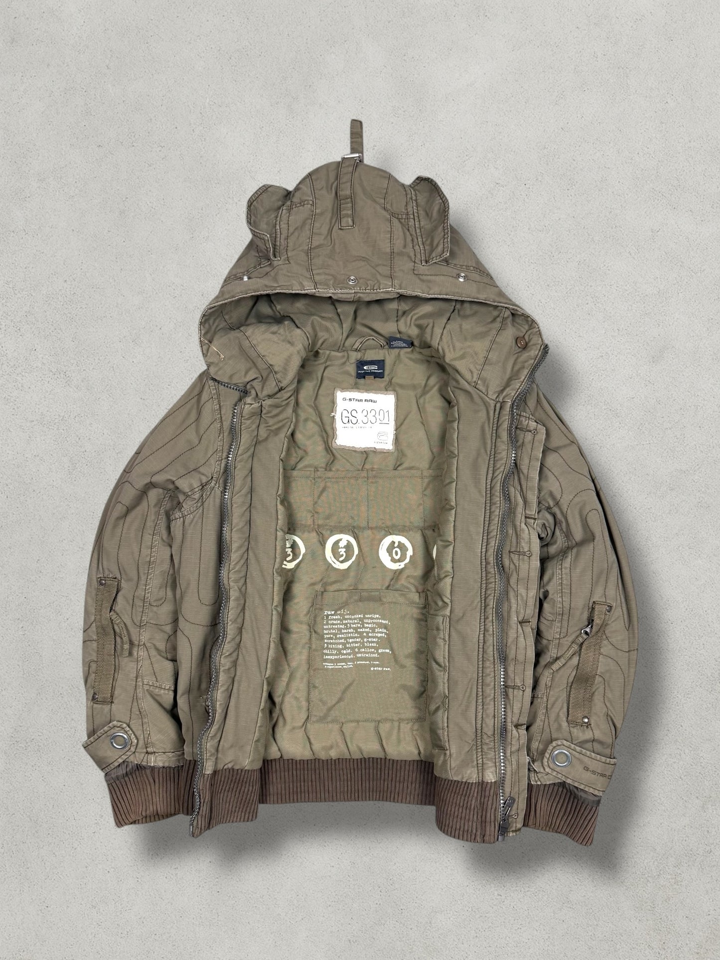 G-Star Vintage Military Pattern Denim Jacket [M]