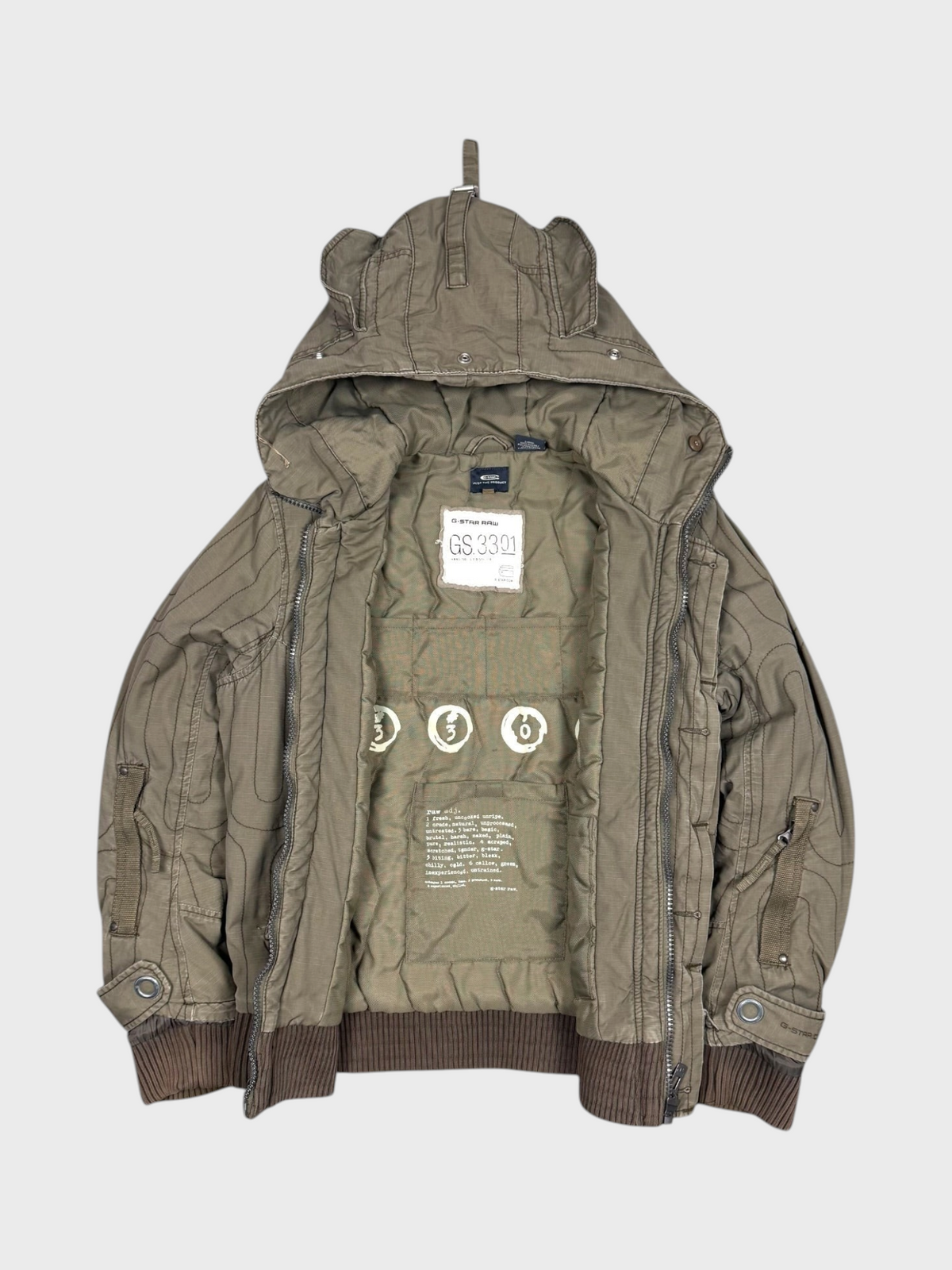 G-Star Vintage Military Pattern Denim Jacket [M] - Vision Night
