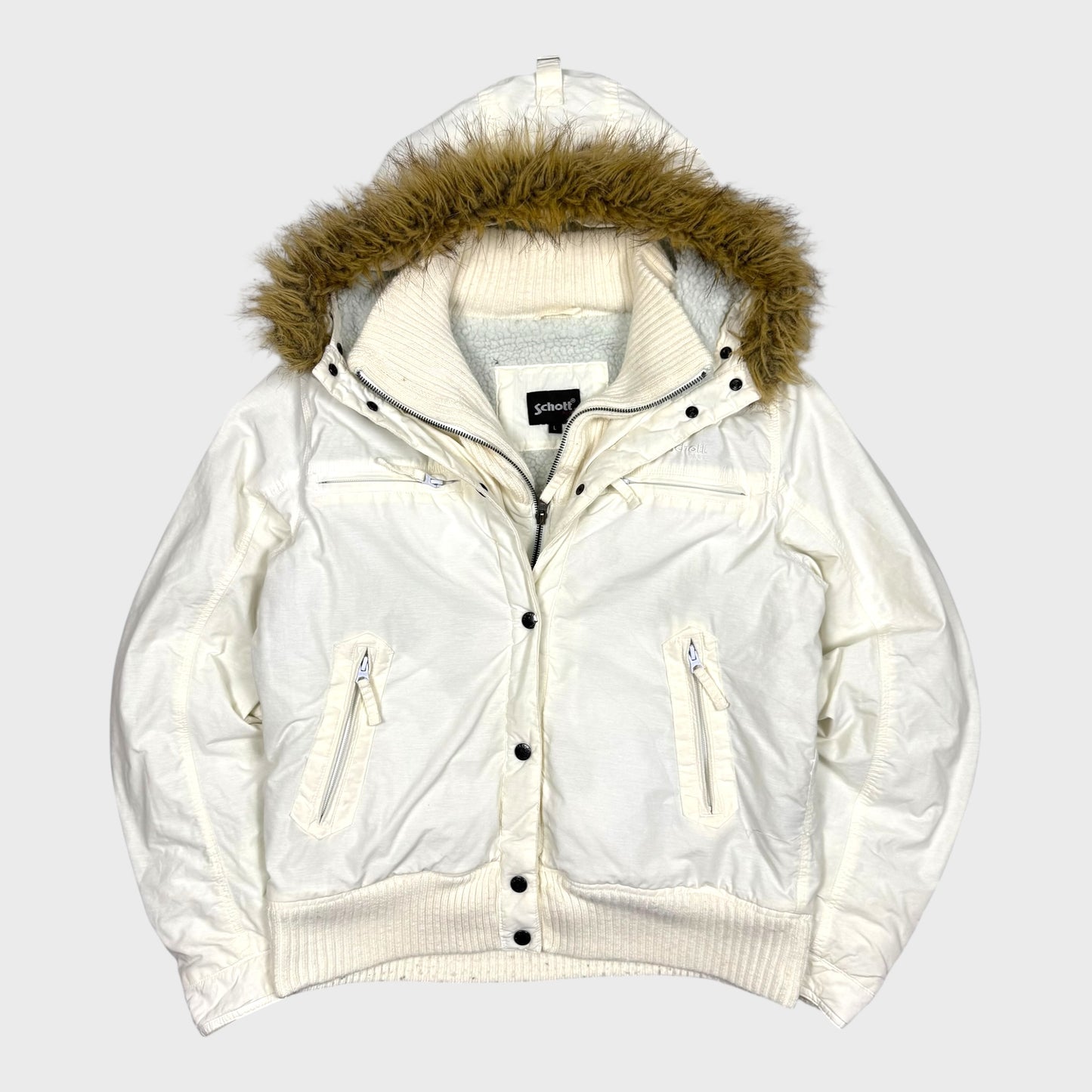 Schott Vintage Double Fur Layer [L] Wmns - Vision Night 