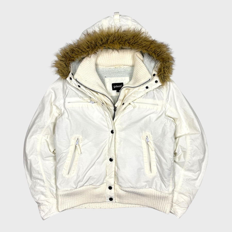Schott Vintage Double Fur Layer [L] Wmns - Vision Night 
