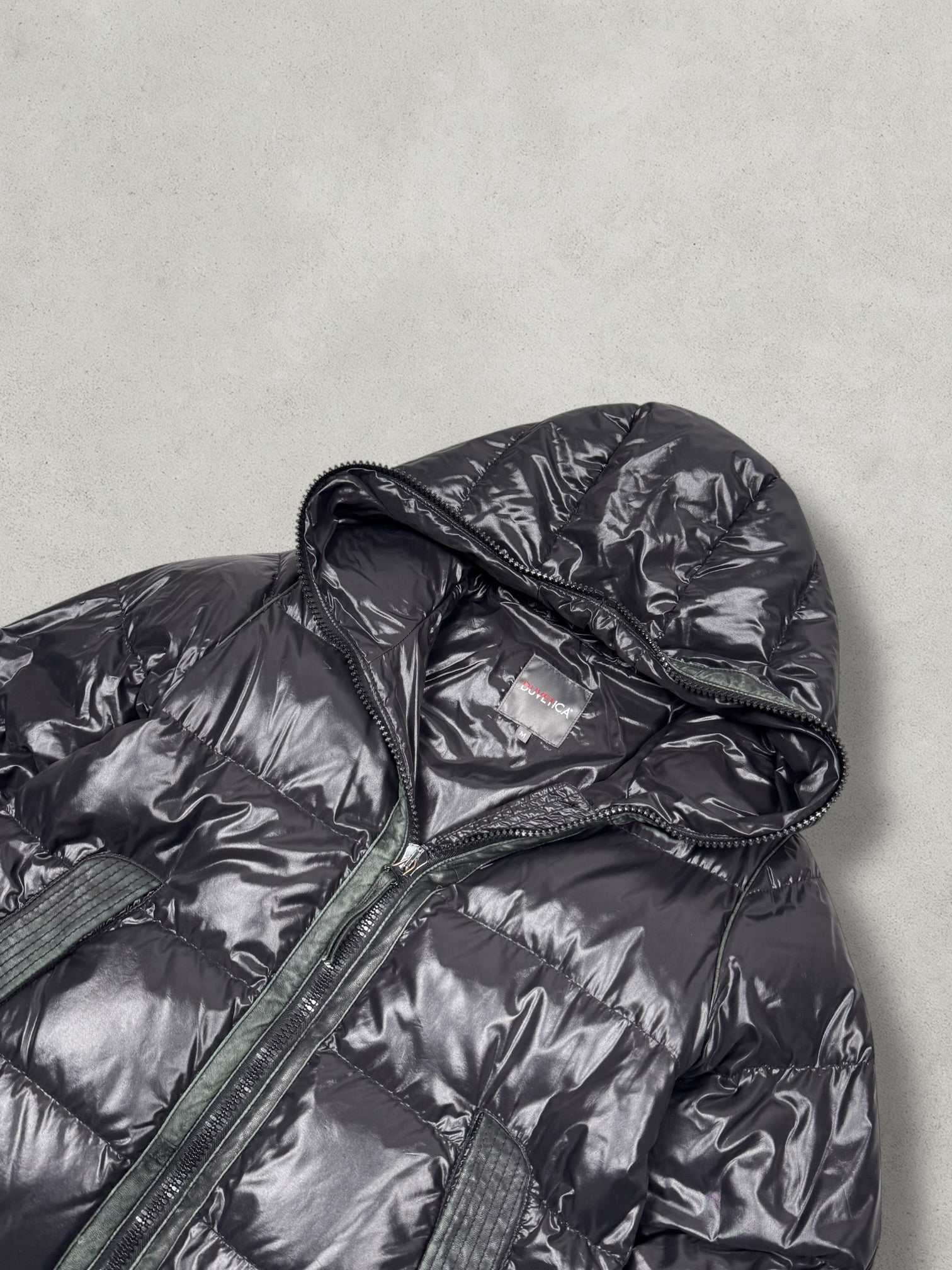 Duvetica Vintage Shiny Full Zip Daunen Puffer Jacke [M] Wmns - Vision Night 