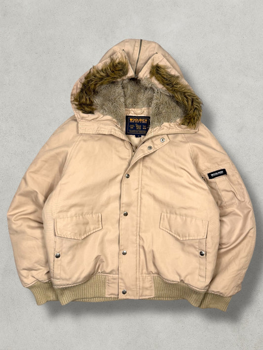 Woolrich Vintage Daunen Split Zipper Jacke [L] - Vision Night 