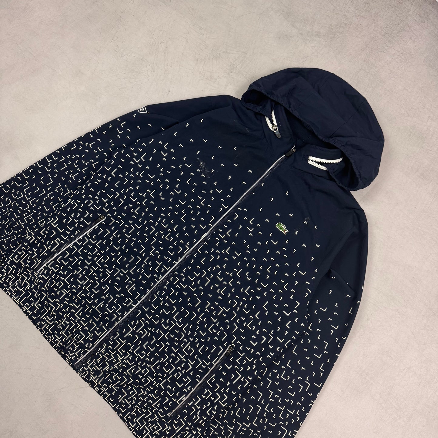 Lacoste Vintage Pixel Zipper [L]