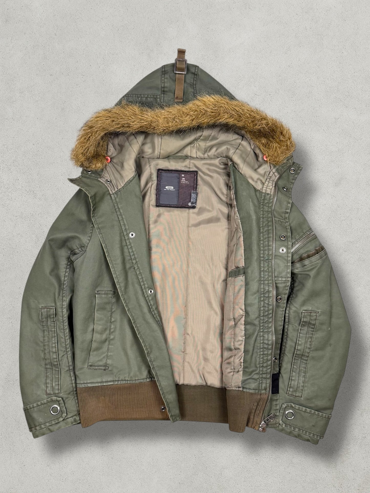 G-Star Vintage Wax Denim Fur Jacket [M] - Vision Night 