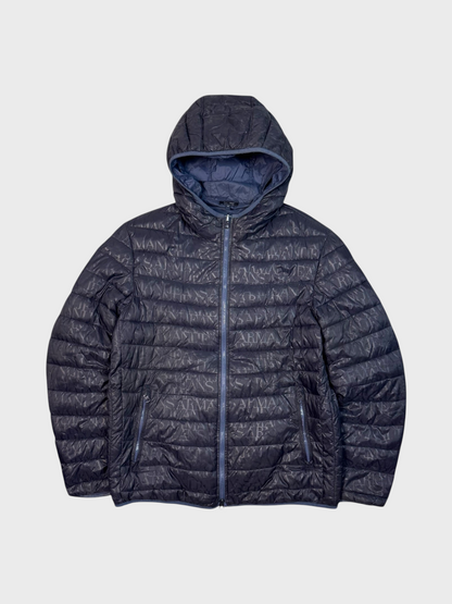 Armani Vintage Reversibel Monogram Puffer Jacke [XL] - Vision Night